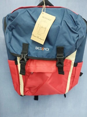 Beschoi  DSLR Camera Backpack Waterproof Camera Bag  Blue/red/beige NEW - Image 1 of 4