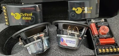 3.5 英寸关键 MASS RS3 DASH 扬声器最佳美国制造 2 路组件 XOVER 同轴  — 第 1/4 张图片