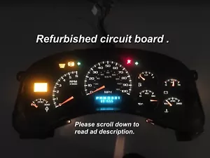 00, 01, 02 Silverado 1500,2500 ,Speedometer cluster transmission temp. - Picture 1 of 11