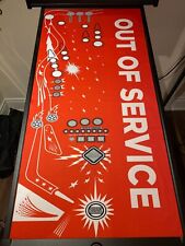 OUT OF SERVICE Pinball Machine Glass Cover 20.5' x 42' Perfect Pinball Gift