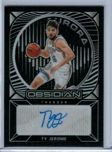 2020-21 Panini Obsidian Ty Jerome Aurora Auto #'ed 16/99 Jersey # - Picture 1 of 2