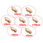 44x MK8 Brass Extruder Nozzle Print Head Fit For Ender 3 Makerbot 3D Printer