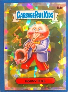 Horny Hal ~ 2021 Topps Garbage Pail Kids Chrome ~ Atomic Refractor #144a - Picture 1 of 2