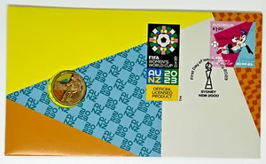 PNC Australia 2023 FIFA Women's World Cup RAM $1 Coin with envelope privy mark - Picture 1 of 3