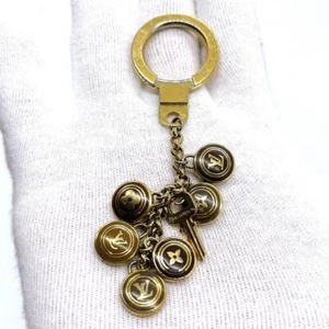 LOUIS VUITTON M65387 Porte-Cle Bastille Key Ring Charm Brown Gold From Japan - Picture 1 of 6