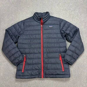 Patagonia Jacket Kids Extra Large Blue Ultralight Puffer Down Insulated Youth - Picture 1 of 16