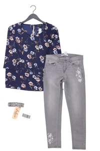 Completo moda donna taglia M con Only camicetta taglia 40, Zara jeans taglia 40 - Picture 1 of 8