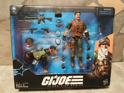Mutt and Junkyard GI Joe Classified Series 6-Inch #113 Deluxe Non Mint Box - Image 1 of 4
