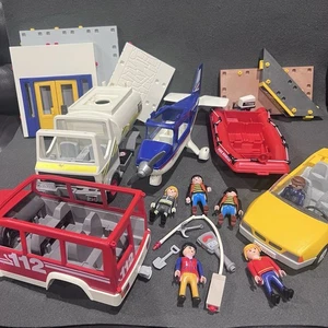 Lotto Playmobil Vintage - Veicoli / Personaggi / Persone - Così com'è Playmobil Toy Lot - Foto 1 di 5