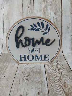 ¡Nuevo! Letrero de madera para playa lago "Home Sweet Home" decoración océano bandejas de granja costeras Foto 1 de 4