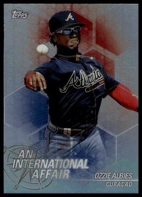 2018 Topps Chrome Update Ozzie Albies #IA-OA An International Affair - Image 1 of 2