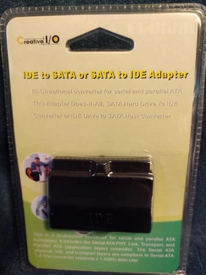 Syba SY-BIR-IDESA IDE to SATA or SATA to IDE Bi-Directional Converter NEW - Image 1 of 4