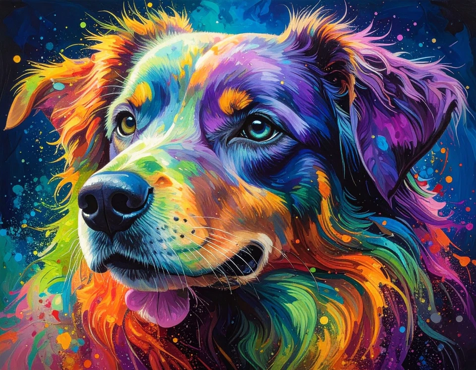Perro psicodélico Foto 1 de 1