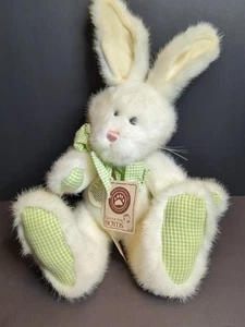 NWT Boyd’s Bears Plush Bunny Rabbit White KEY LIME THUMPSTER - Picture 1 of 13