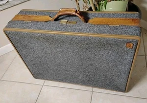 Hartmann Koffer Tweed Leder Schnappgurt 29x22x9 mit Rollen - Bild 1 von 21