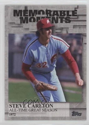 2017 Topps Memorable Moments Steve Carlton #MM-4 HOF - Image 1 of 2