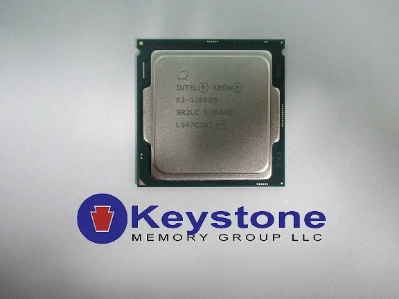 Intel Xeon E3-1280 v5 SR2LC Quad Core Server CPU Processor 3.70GHz LGA1151 *km - Image 1 of 1