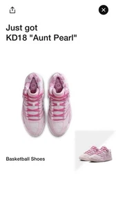 Größe 6,5/39 - Nike KD 18 Aunt Pearl - Bild 1 von 7