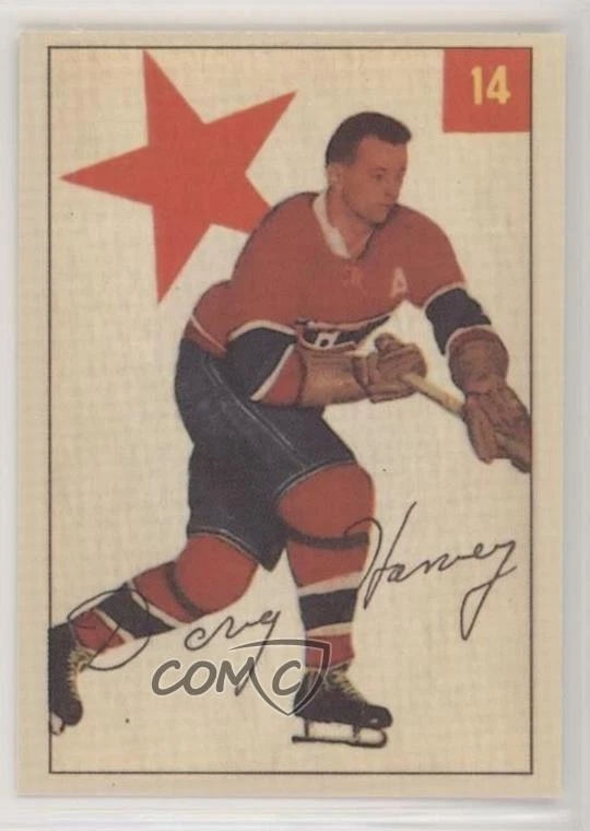 1992-93 Parkhurst Parkie Reprints Doug Harvey #PR-14 HOF - Image 1 of 2