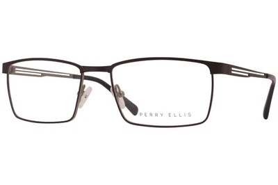 Perry Ellis PE441-2 Anteojos Para Hombre Mate Gunmetal Borde Completo Marco Óptico 54mm Foto 1 de 4