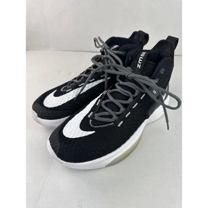 Scarpe da baskeball Nike Zoom rise TB da uomo BQ5468-001 nere taglia 9,5 senza solette - Foto 1 di 10