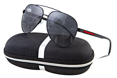 Pilotenbrille Sonnenbrille UV400 Herren Damen Polarisiert Sunglasses Mann Modern - Bild 1 von 4