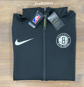 New Authentic Nike Brooklyn Nets NBA Showtime Hoodie Full-Zip Jacket
