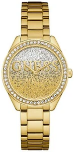 Guess Ladies Glitter Girl Gold Tone Watch W0987L2 - Picture 1 of 3
