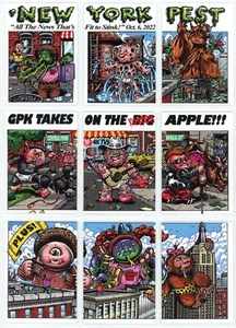 2022 TOPPS GARBAGE PAIL KIDS GPK NYCC EXCLUSIVE "SCAVENGER HUNT" 9 CARD SET - Picture 1 of 2