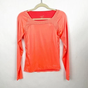 Roka Womens Elite All Season Running Long Sleeve Shirt Coral Pink Size Small - Picture 1 of 8