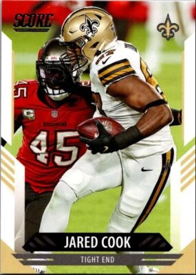 2021 Score Red Jared Cook New Orleans Saints #211 - Image 1 of 2