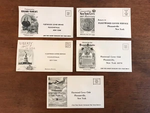 First Day Issue Cover Letters Lot of 5 NYC USAF Lincoln Franklin Liberty USA - Picture 1 of 9