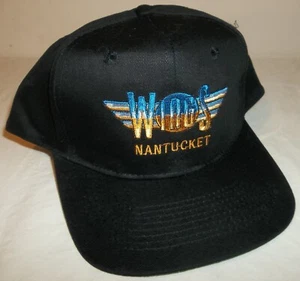 Vtg UNWORN 1990's WINGS NANTUCKET TV SERIES SNAPBACK HAT - Picture 1 of 6