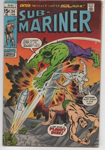 SUB-MARINER, Marvel Comic Book #35 March 1970 - Picture 1 of 2
