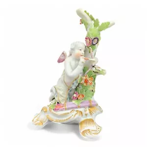 Antique 18th Century Derby Porcelain Cupid Figurine, Bow & Arrow, c. 1770 - Picture 1 of 13