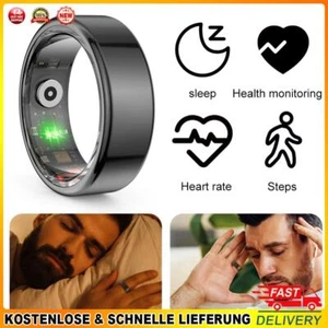 R02 Smart Ring Militärqualität Titan Stahl Schale Gesundheitsüberwachung IP68 - Zdjęcie 1 z 33
