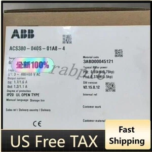 ABB ACS380-040S-01A8-4 Frequency Converter ACS380-040S-01A8-4 1pcs US Free TAX - Picture 1 of 5