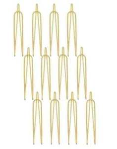 Sarees clip Brooch holding Heavy saree Gold Safety pin for Women - Picture 1 of 4