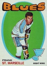 1971-72 (HKY) Topps #38 Frank St.Marseille - EX-MT