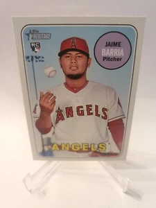 2018 Topps Heritage High Number - #593 Jaime Barria (RC) - Picture 1 of 2