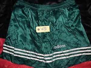 Very Rare Adidas Satin Chile Soccer Shorts 90s Vintage Nylon Silky with liner
