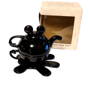 Mickey Mouse "Té para uno" - Tetera, taza, platillo, caja Walt Disney World en casa - Imagen 1 de 8