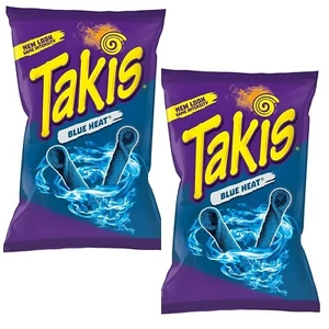Takis - Crunchy Rolled Tortilla Chips ? Blue Heat, 9.9 Oz (2 Bags) - Picture 1 of 3