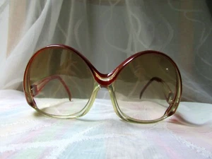 VINTAGE LORIS AZZARO PARIS S4-06 OVERSIZED SUNGLASSES - Picture 1 of 10