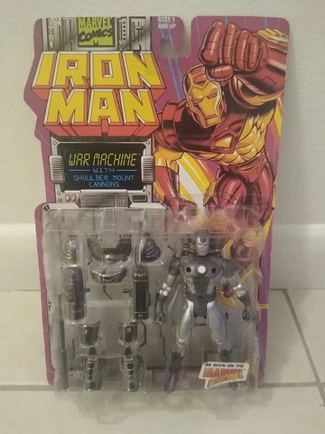 1994 Toy Biz Iron Man War Machine with shoulder mount cannons Cover