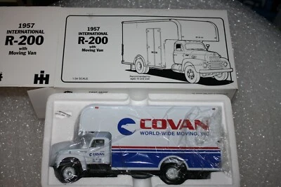 First Gear 1957 International R-200 COVAN MOVING 1ST W/ Moving Van #19-1287 - Image 1 of 2