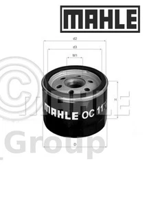 Genuine MAHLE Replacement Screw-on Engine Oil Filter OC 11 OC11 - Picture 1 of 1