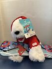 NEW 2013 Target Bullseye Bull Terrier Dog Snowboarding Plush Stuffed Animal Toy