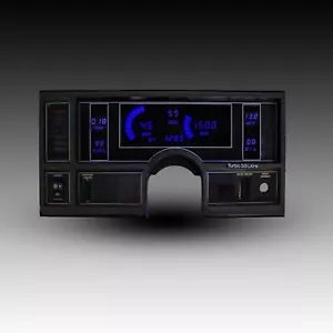 1984-1987 Buick Regal Blue LED Digital (8) Gauge Cluster With Boost & Clock - Foto 1 di 9
