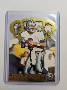🏆 Troquelados Troy Aikman 1996 Pacific Gold Crown #gc2 Dallas Cowboys - Imagen 1 de 2